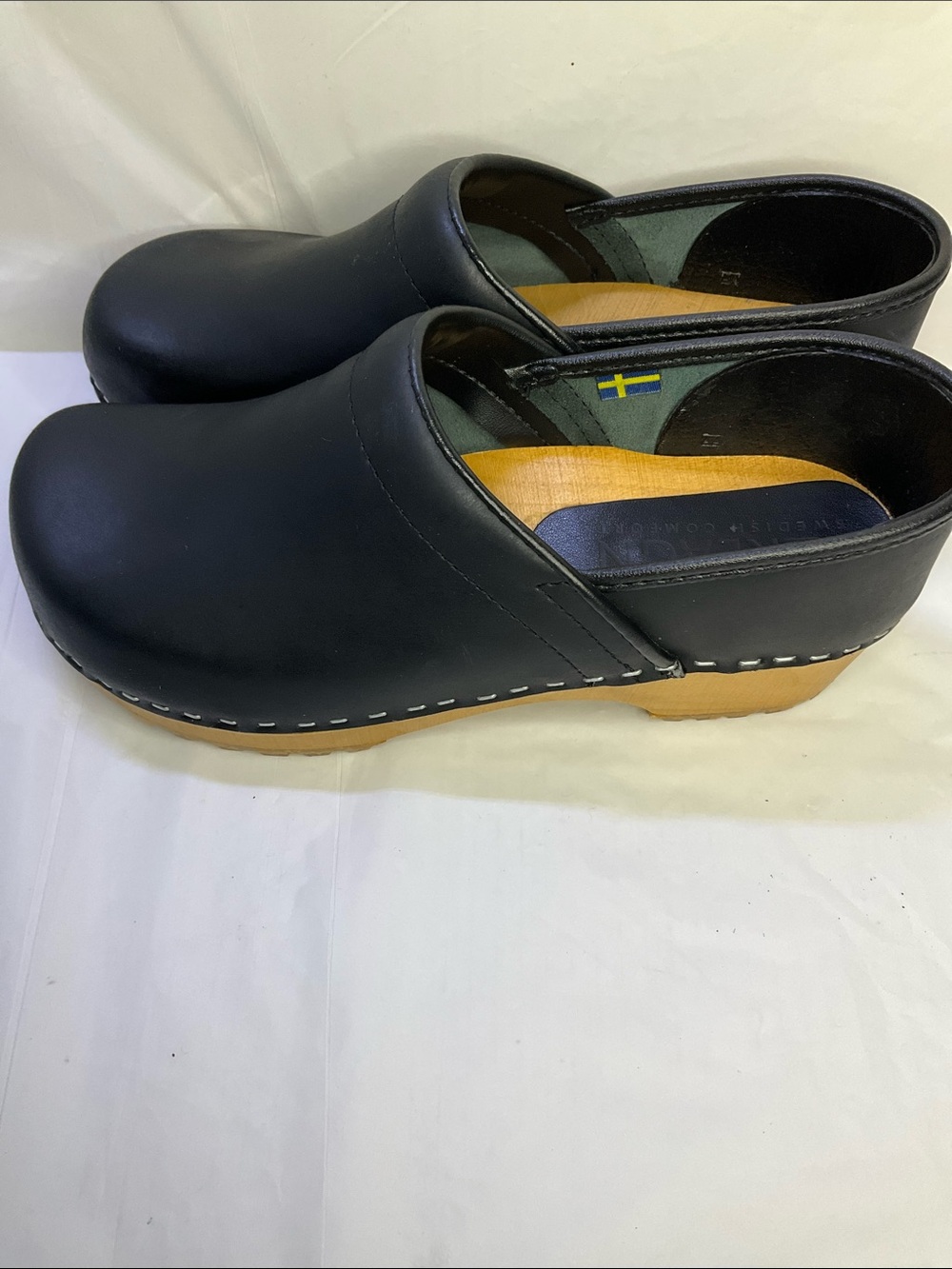 KLAGN Swedish Clog-Closed Black Leather Clog Women’s Eur size 38 - Picture 2 of 7